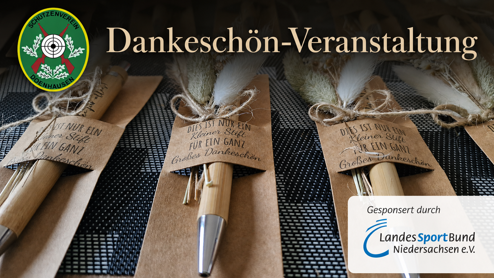 Kleiner Stift, ganz großes Dankeschön